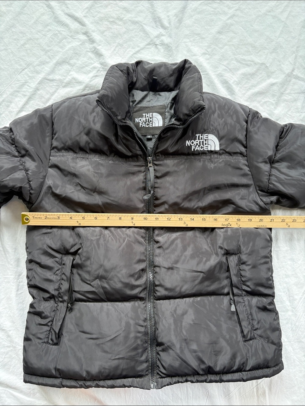 North Face 1996 Nuptse 700 Down Puffer Jacket Women’s Small Black - Picture 5 of 11